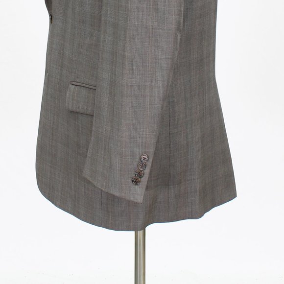 Jos. A. Bank 41R Brown Check 2-Button Sport Coat Blazer Jacket O535 - Picture 6 of 11